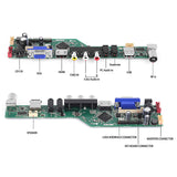 V53 universal lcd led tv controller driver board VGA HD-MI USB TV motherboard analog full kit 20P 1ch 8bit 2 CCFL wide inverter