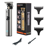 LCD Hair Trimmer For Men USB Rechargeable Hair Clipper Electric Shaver Professional Barber Beard Trimmer Hair Cutting Machine