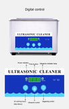 800ml Stainless Steel Ultrasonic Cleaner Bath Digital Ultrasound Wave Cleaning Tank for Coins Nail Tool Part
