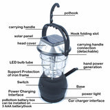 New Solar Lantern 5 Mode Hand Crank Dynamo 36 LED Rechargeable Camping Lantern Emergency Light, Ultra Bright LED Lantern  - Camp