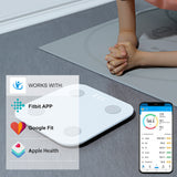 Bathroom Scales Bluetooth Floor Body Scale BMI Fat Scales LED Digital Smart Weight Scale Balance Body Composition Analyzer