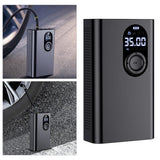 Portable Electric Tire Inflator Automatic Pressure  Rechargeable  Digital Display Car Air Compressor Fit for Motorcycle Balls