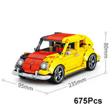 Technical Series Mechanical Beetles Car Model Building Blocks City Vintage Classic Vehicle MOC Bricks Educa Toys Boys Adult Gift