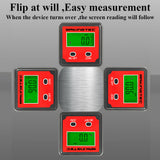 MAKINGTEC 360 Degree Mini Digital Protractor Inclinometer Electronic Level Box Magnetic Base Measuring Tools