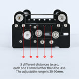 Laser Engraving Rotary Roller for Cylindrical Objects w/ 360 ° Rotating Engraving Axis 5 Angle Adjustments Diameter 18-120mm