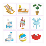 Different Styles of Doll House Furniture Diy Miniature 3D Wooden Miniaturas Dollhouse Toys For Children Birthday Gifts