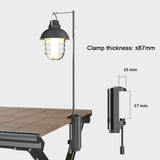 Lightweight Aluminum Alloy Light Holder Foldable Lamp Stand Outdoor Portable Easy To Build Lamp Holder Lamp Rack Camping Parts