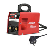 Welding Machine Dual Voltage Digital IGBT LCD Hot Start with Electrode Holder Work Clamp for Stainless Steel Metal Material