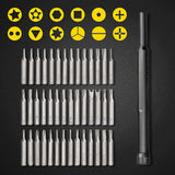 New 45 In 1 Screwdriver Set Precision Magnetic Bits Torx Screw Driver Kit Dismountable Tool Case For Watch PC Phone Repair