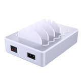 Charging Station for Multiple Devices 4USB Port Family Charge Max 2.4A Each for Ipad Smart Phones Tablets