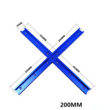 T-Track Intersection Kit Double Cut Profile Universal Cross T-track Connector with Predrilled Mounting Holes Woodworking Clamps