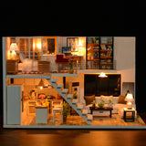 New DIY Wooden Dollhouse Chinese 3D Doll Houses Miniature With Furniture Kit Creative Toys for Children Adult Birthday Gift Casa