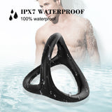 Silicone Unique 3 In 1 Premium Stretchy Cock Delay Ring Longer Harder Stronger Erection Enhancer Health for Male and Couple Play