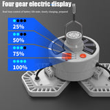 Portable LED Solar Light Remote Control Usb Rechargeable Solar Charge Lamp  Night Maket Emergency Light Tent Camping Work Light