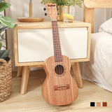23 inch Concert Ukulele 4 String Nylon String Hawaii Guitar Mahogany  Free Bag Capo String Strap Picks 21 inch Soprano Ukulele