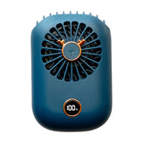 Quiet Free Neck Fan, USB Rechargeable Portable Desk Fan, Necklace Fan Mini Personal Handheld Fan, Neckband Fan with 3 Speed