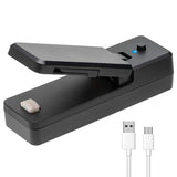 Mini Bag Sealer-2In1 Portable Heat Sealers Rechargeable Handheld Vacuum Heat Sealers &amp;Cutter for Plastic Bag Storage Food