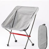Portable Folding Camping Chair Outdoor Moon Chair Collapsible Foot Stool For Hiking Picnic Fishing Chairs Seat Tools