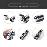 Portable English Laser Acupuncture Pen Meridian Energy Meridian Pen Magic Acupuncture Pen Body Massage Stick
