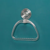 Wall Mounted Towel Ring Holder Hanger D Shaped Rack Shelf Bathroom Accessories