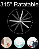 Two-Sided Lighted Makeup Mirror with Lights Rotatable1X10X Magnification Mirror-Daylight Vanity Mirror with Lights