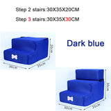 Dog Stairs Anti-slip Removable Pet 3 Steps Stairs for Small Dog Cat Dog House Pet Ramp Ladder Dog Bed Stairs Pet Supplies