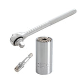 Universal Torque Wrench Head Set Socket Sleeve 7-19mm Power Drill Ratchet Bushing Spanner Key Multi Hand Tools  Socket Wrench