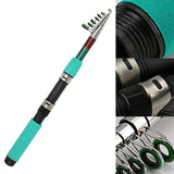 1.8-3.6M Feeder Rod Combo Carbon Telescopic Spinning Fishing Rod Short Travel Pole Boat Stick Short Sea Pole