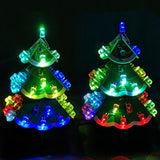 DIY Electronic kit LED Christmas Tree Flashing Light Multicolor bluetooth Music Playing circuit roating base soldering Project