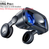 Original VR Virtual Reality 3D Glasses Box Stereo VR Google Cardboard Headset Helmet for IOS Android Smartphone,Bluetooth Rocker