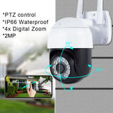 Camera Outdoor 1080P/3MP Wifi Night Vision Two Way Audio Speed Dome Auto Tracking Alarm Home Security Camera Surveillance
