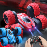 2.4Ghz Six-Wheel RC Cars Tracked Car Jumping Car 360° Flip RC Vehicle Toys Stunt Drift Deformation Car