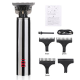 2021 New Hair Trimmer For Man USB Rechargeable  LCD Hair Clipper Barber Shop Men's Shaver Trimmer Beard Hair Cutting Machine