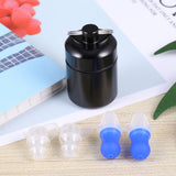 1 Set of Sound Proof Earplug Noise-proof Protective Earplug Sleeping Ear Caps Noise Prevention Earplugs (Black Filter, Blue Earp