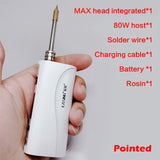 X3 80W 510 Mini Electric Solder Iron USB DIY Soldering Stations Adjustable Temperature Battery Soldering iron Kit Repair Tools