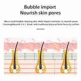 Beauty Facial Cleansing Device With Water Cycle Blackhead Remover Small Bubbles pore cleaner Suction Acne Blackhead Instrument