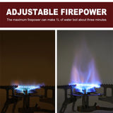 Outdoor Widesea Gas Stove Camping Gas burner Folding Electronic Stove hiking Portable Foldable Split Stoves 3000W