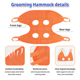 Pet Hammock Grooming Helper for Cats Dogs Hammocls Restraint Bag Puppy Dog Nail Clip Trimmer Pet Comb Nail File Trimming Tools