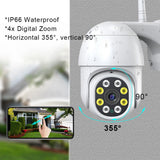 Outdoor IP Camera 2MP Wireless WiFi PTZ Camera Two Way Audio P2P Speed Dome IR Night Vision Home Security Surveillance Camera