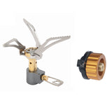 Desert Fox Ultralight Mini Camping Stove Backpacking Stove Foldable Outdoor Compact Titanium Cookware Tools for Picnic, Cookout