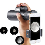 Baigish 10-30x42 Monocular Zoom High Power Telescope Dual Focus BAK4 Prism Optical Multi-coated Lens with Phone Clip Genuine