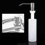 300ml Kitchen Sink Soap Dispenser Manual Press Pump Liquid Soap Detergent Shampoo Home Reusable Dispensers  M22 21 Dropship