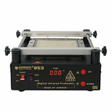 Gordak 853 Infrared BGA Rework Soldering Station Hot Air Heat Gun Preheating Desoldering Station For Phone PCB IC SMD Welding
