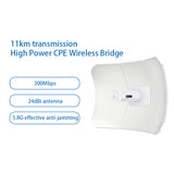 CF-E317A 11KM 5GHz Radar Bridge AP Access Point WiFi Long Range 300Mbps 1000mW Outdoor CPE Wireless Repeater Extender Router