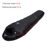 Very Warm White Goose  filled Adult Mummy style  Fit for Winter Thermal 4 kinds of thickness Camping Travel