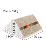 Cat Scratch Board Lounge Nail Scraper Scratch Pad Pet Sofa Bed Cat Beds Corrugated Cardboard Toy For Cat Scratcher WIth Catnip