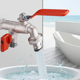 Watering Sealing Adapter Household Brass Double Outlet Tap 90 Degree Accessories Connection Hose Nozzle For Garden Irrigation