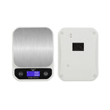 Digital Kitchen Food Scale IP67 Waterproof Stainless Steel Weighing Scale 10kg/1g 5kg/0.1g USB Charging LCD Electronic Scale