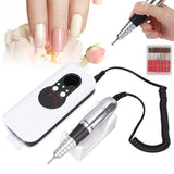 100-240V30W Nail Drill Machine 35000RPM Electric Manicure Drill Polishing Tools for Nail Beauty Salon White