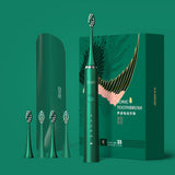 USB Rechargeable Sonic Electric Toothbrush 5 Mode Waterproof Fast Chargeable Electric Tooth Brush Heads Adult S2 Couple Gift